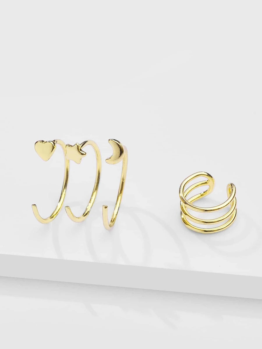 Celestial Ear Cuff Set - Dreamy & Delicate