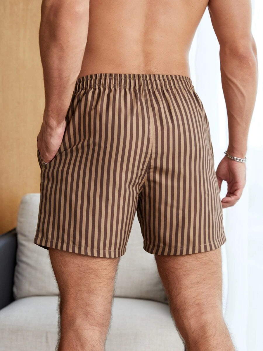 Striped Swimming Shorts