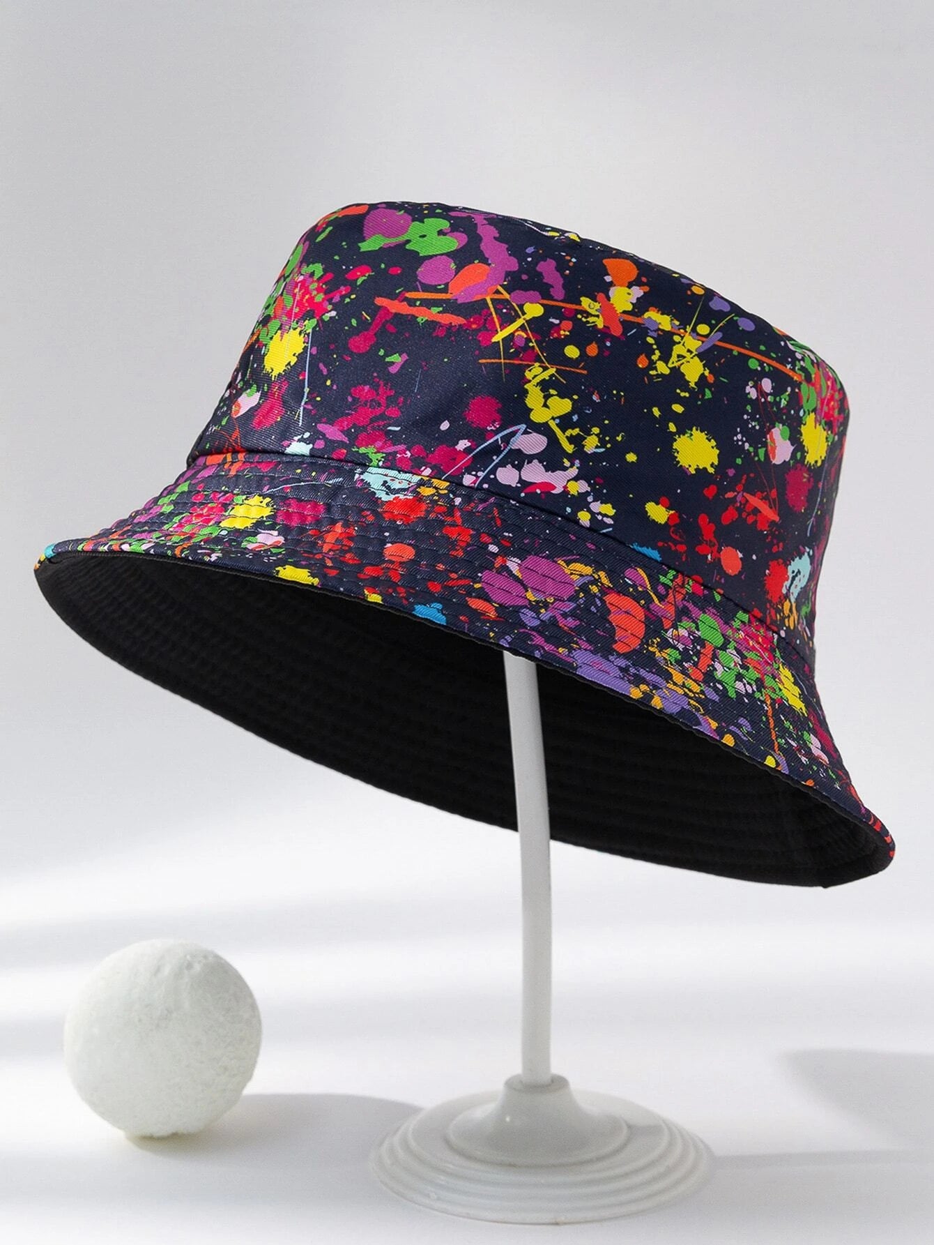 Vibrant Paint Splatter Bucket Hat – Bold & Artistic Streetwear