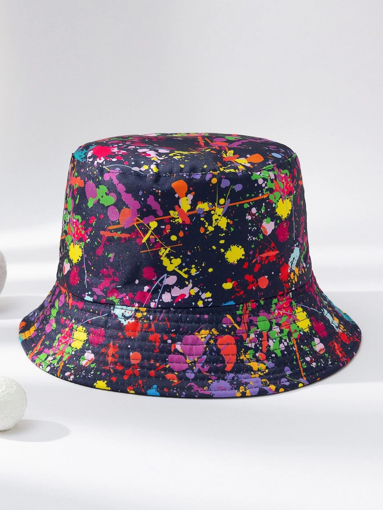Vibrant Paint Splatter Bucket Hat – Bold & Artistic Streetwear