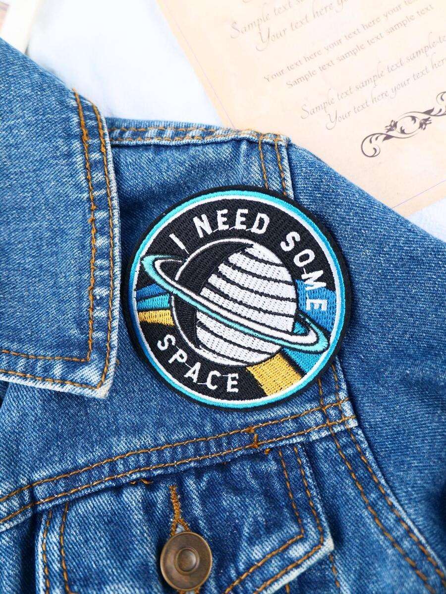 6 Pieces Fabric Space Badges | Limited Quantity