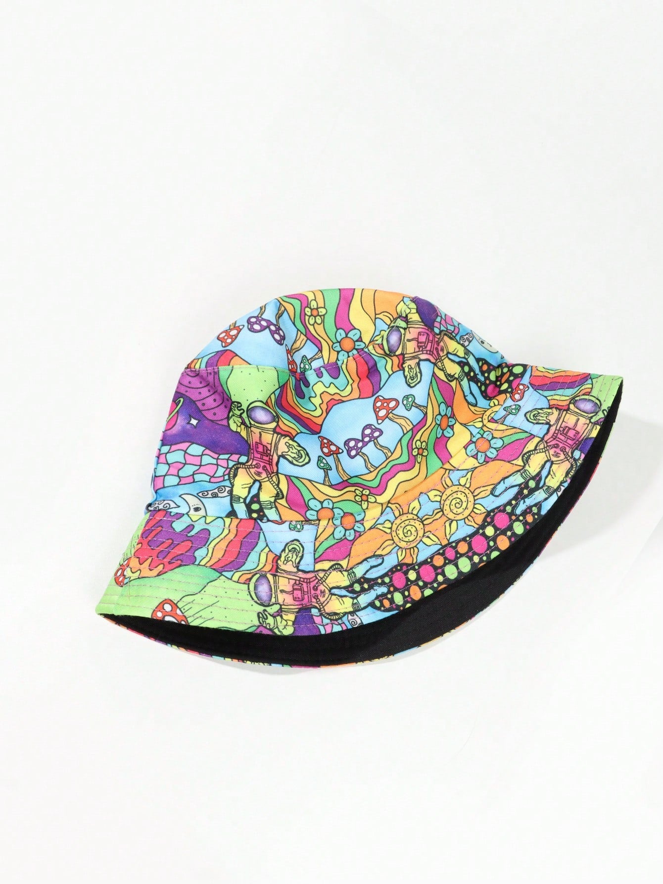 Mushroom Bucket Hat – Trippy Unisex Festival Hat