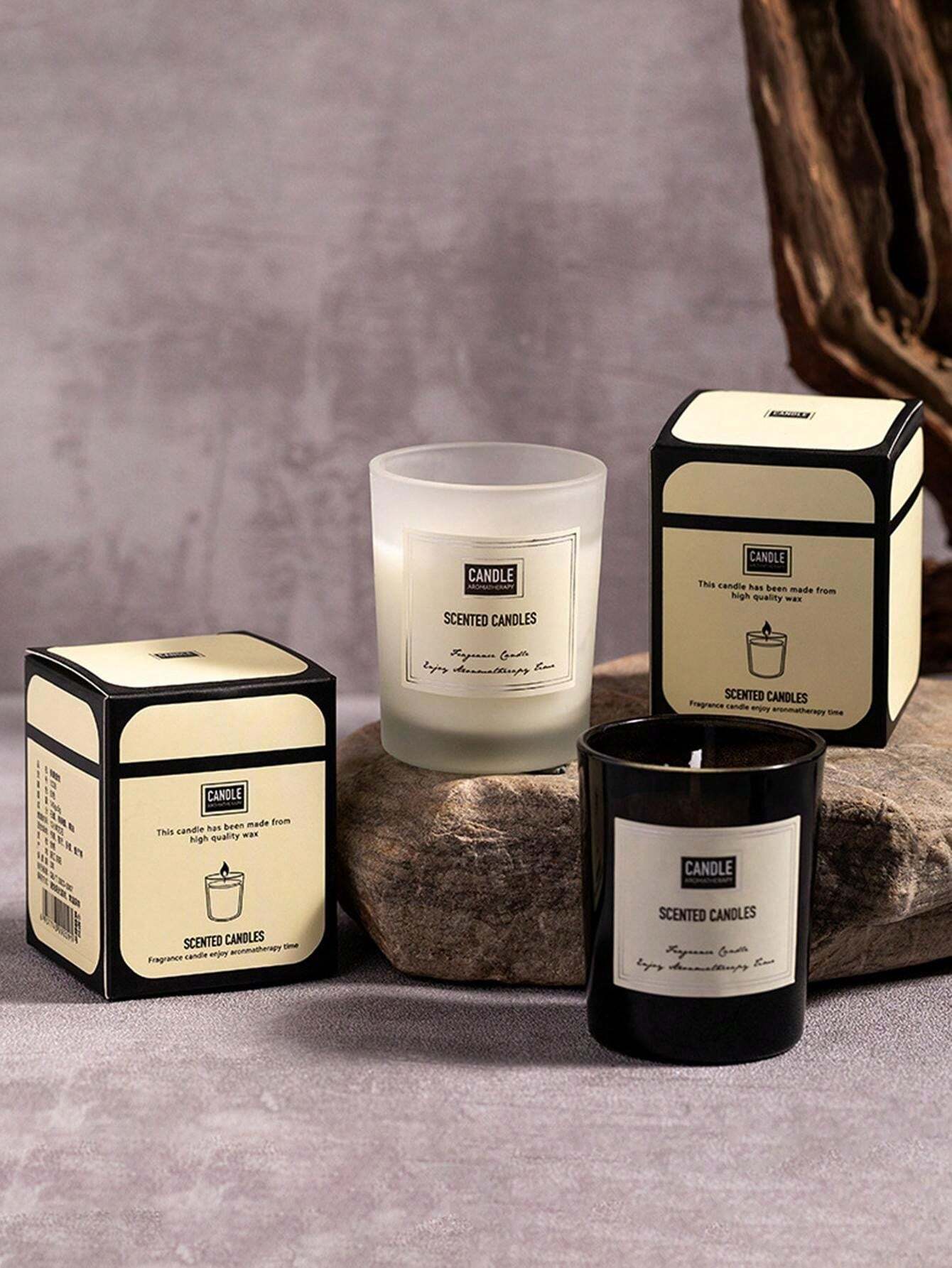 Aromatherapy Scented Candle - White Peach