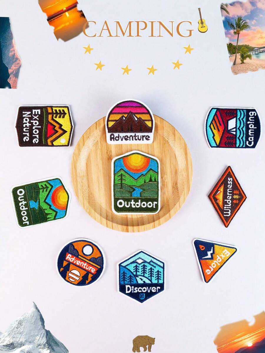 9 Adventure Fabric Badges