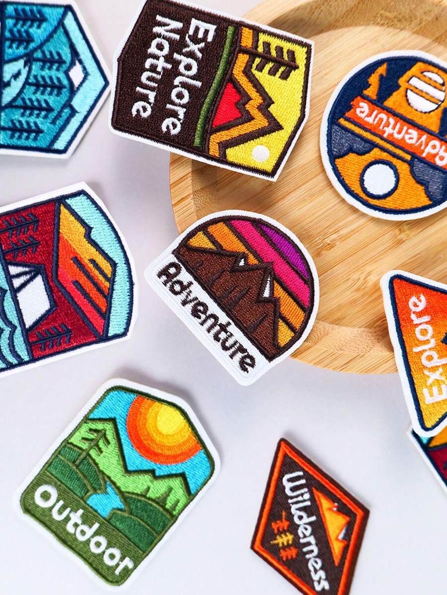 9 Adventure Fabric Badges