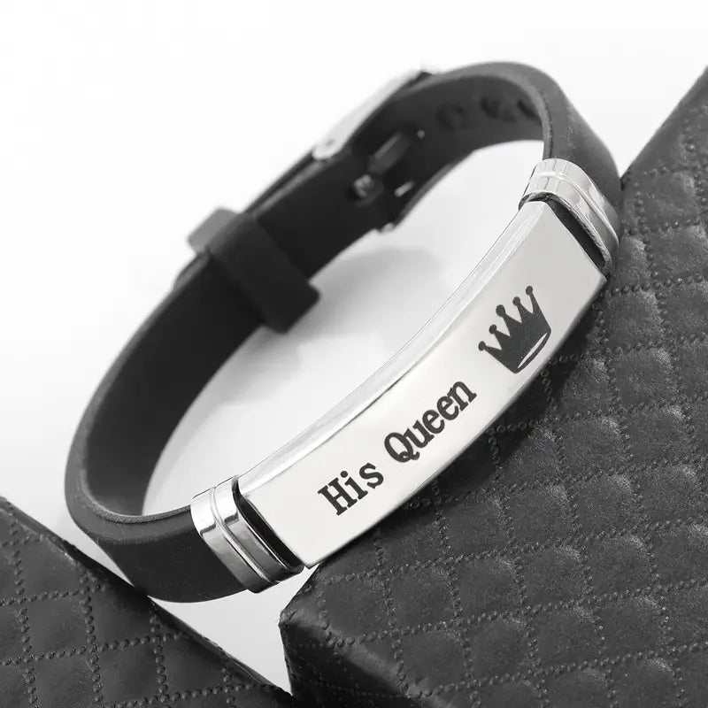 Matching His Queen & Her King Couple Bracelets