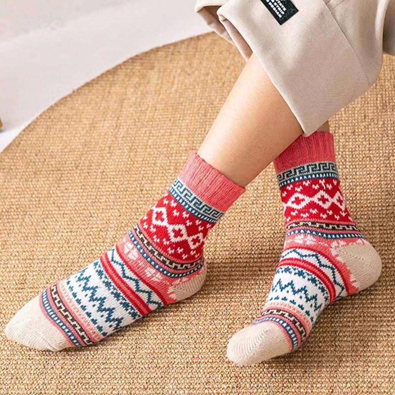 Cozy Thermal Knit Socks – EU Sizes 35-39