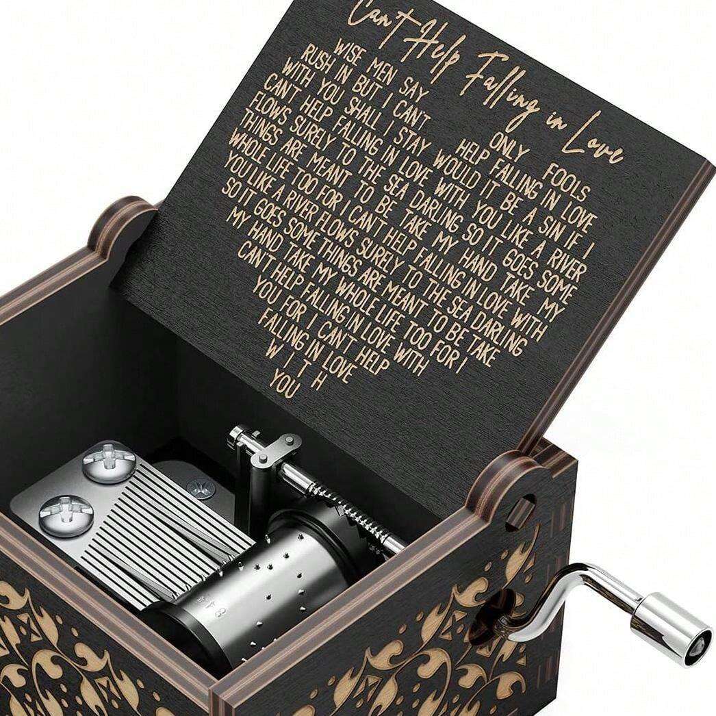 Elegant "Can't Help Falling in Love" Music Box