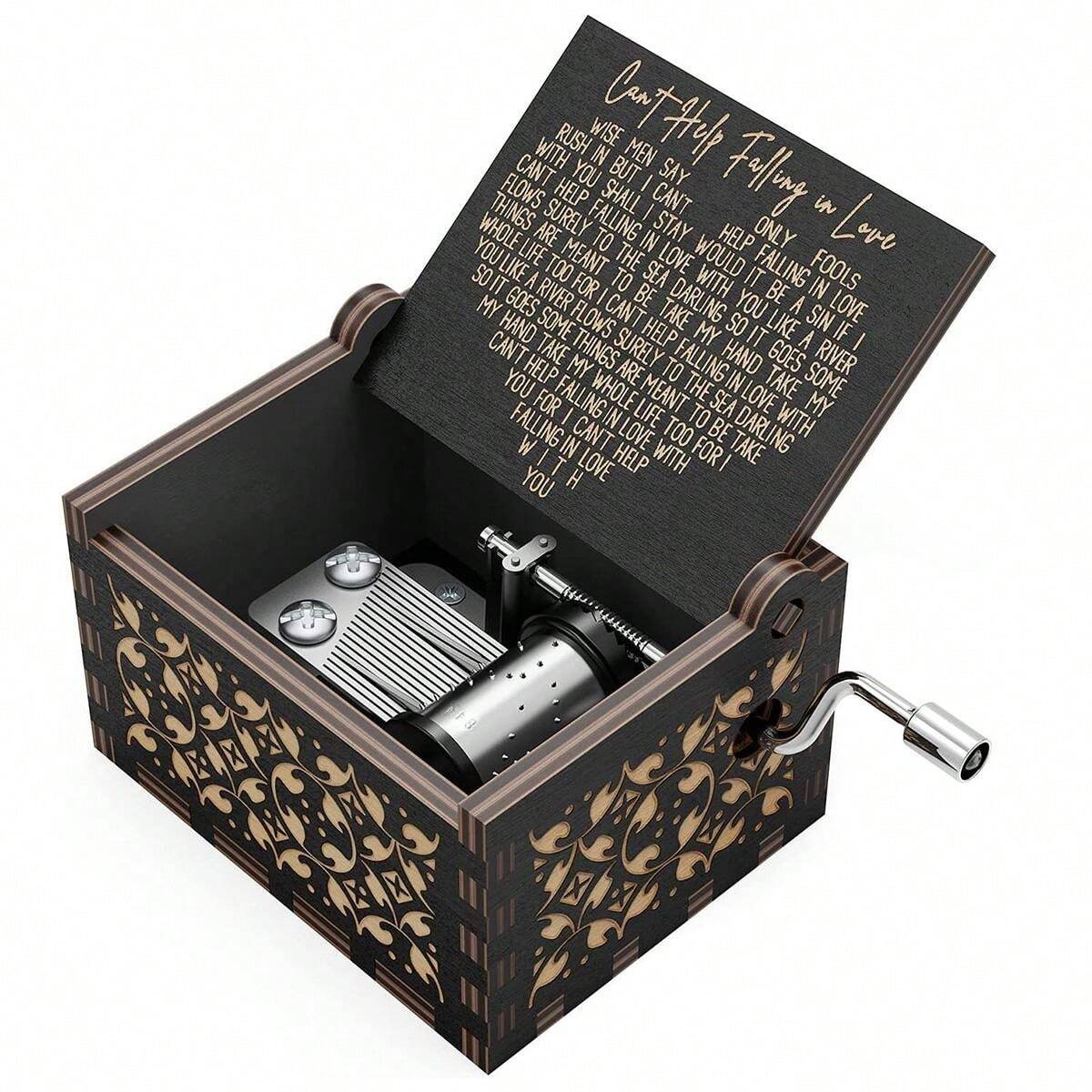 Elegant "Can't Help Falling in Love" Music Box
