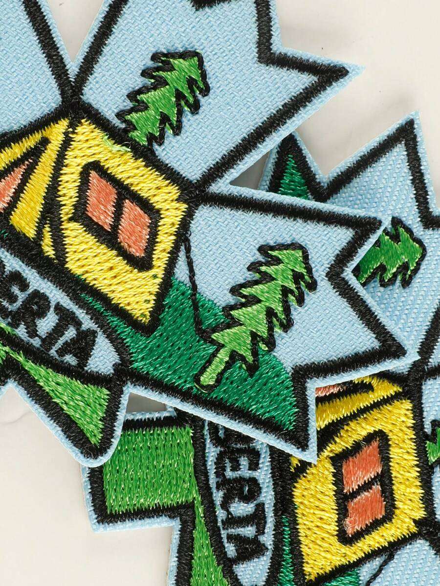 2 Pieces Of Stitchable Badges
