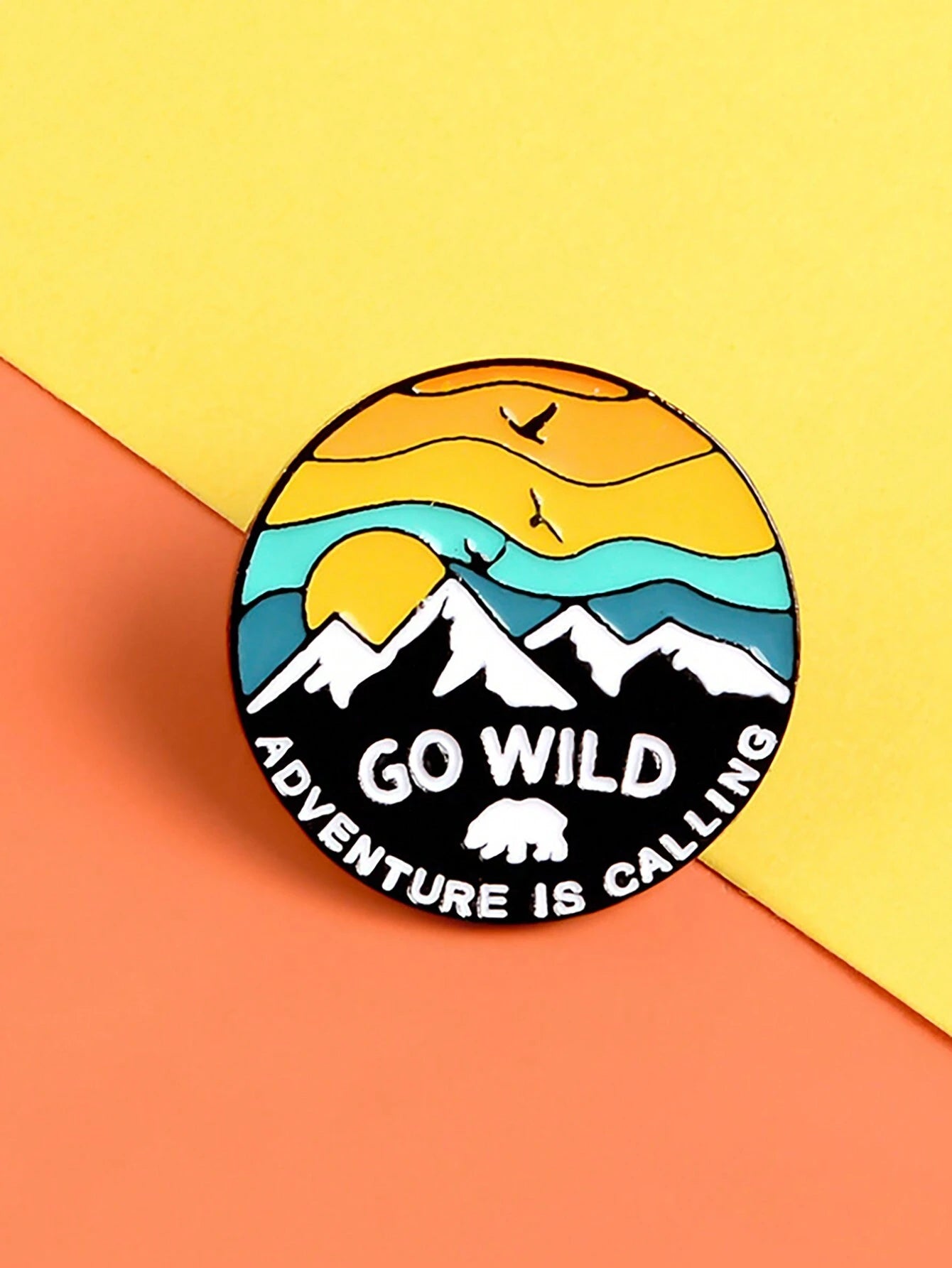 Go Wild Enamel Pin - 2.2cm