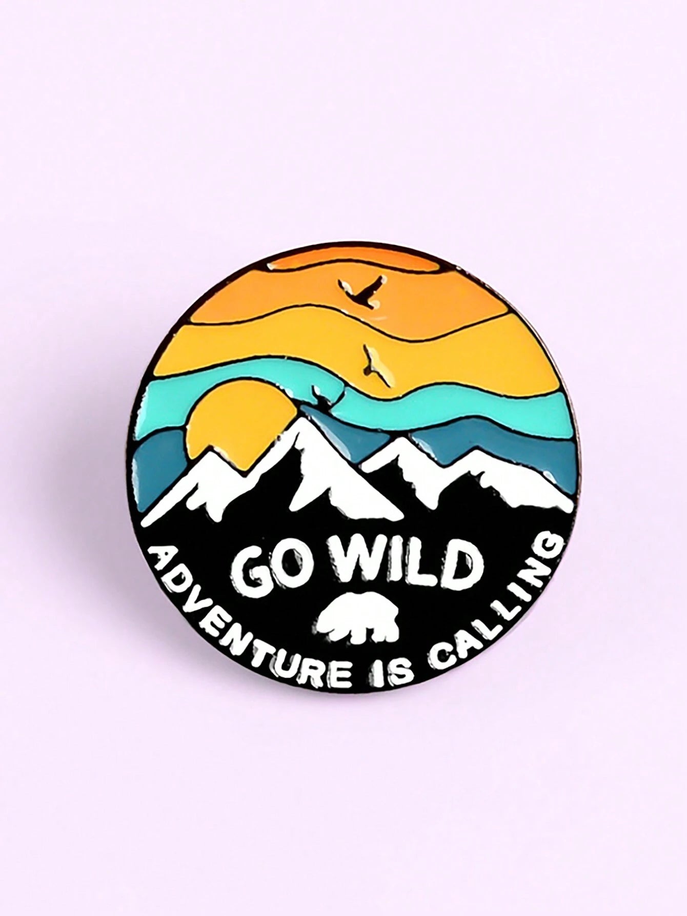Go Wild Enamel Pin - 2.2cm