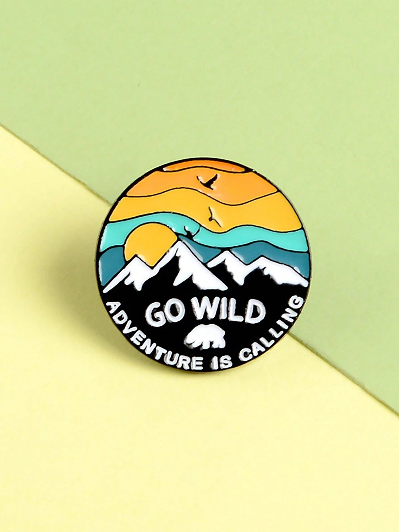 Go Wild Enamel Pin - 2.2cm