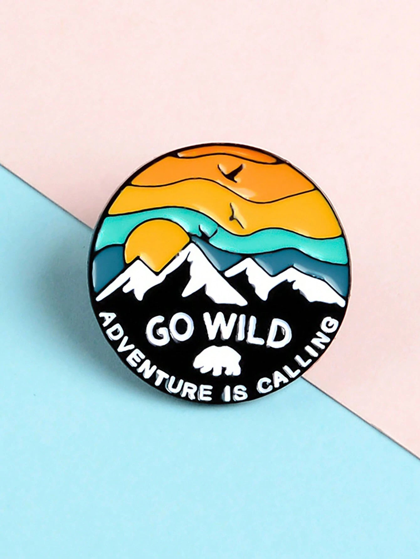 Go Wild Enamel Pin - 2.2cm