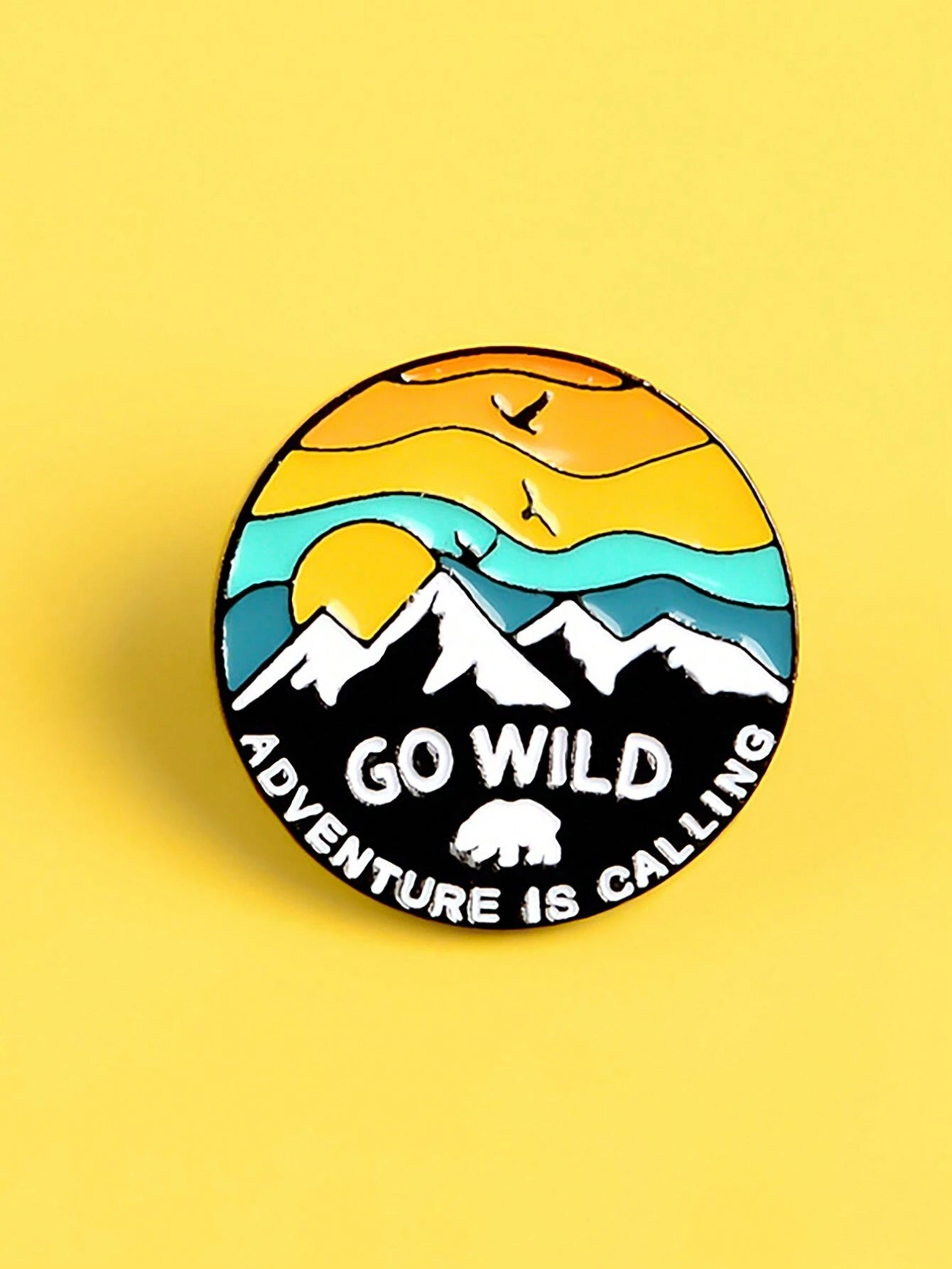 Go Wild Enamel Pin - 2.2cm