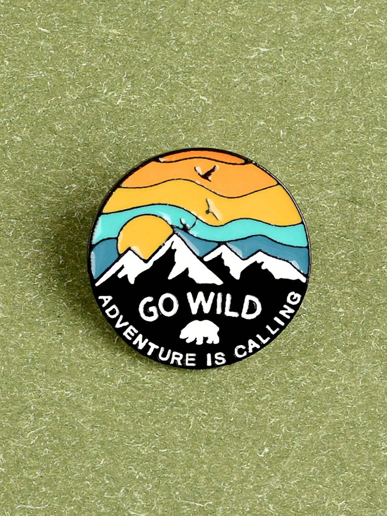 Go Wild Enamel Pin - 2.2cm