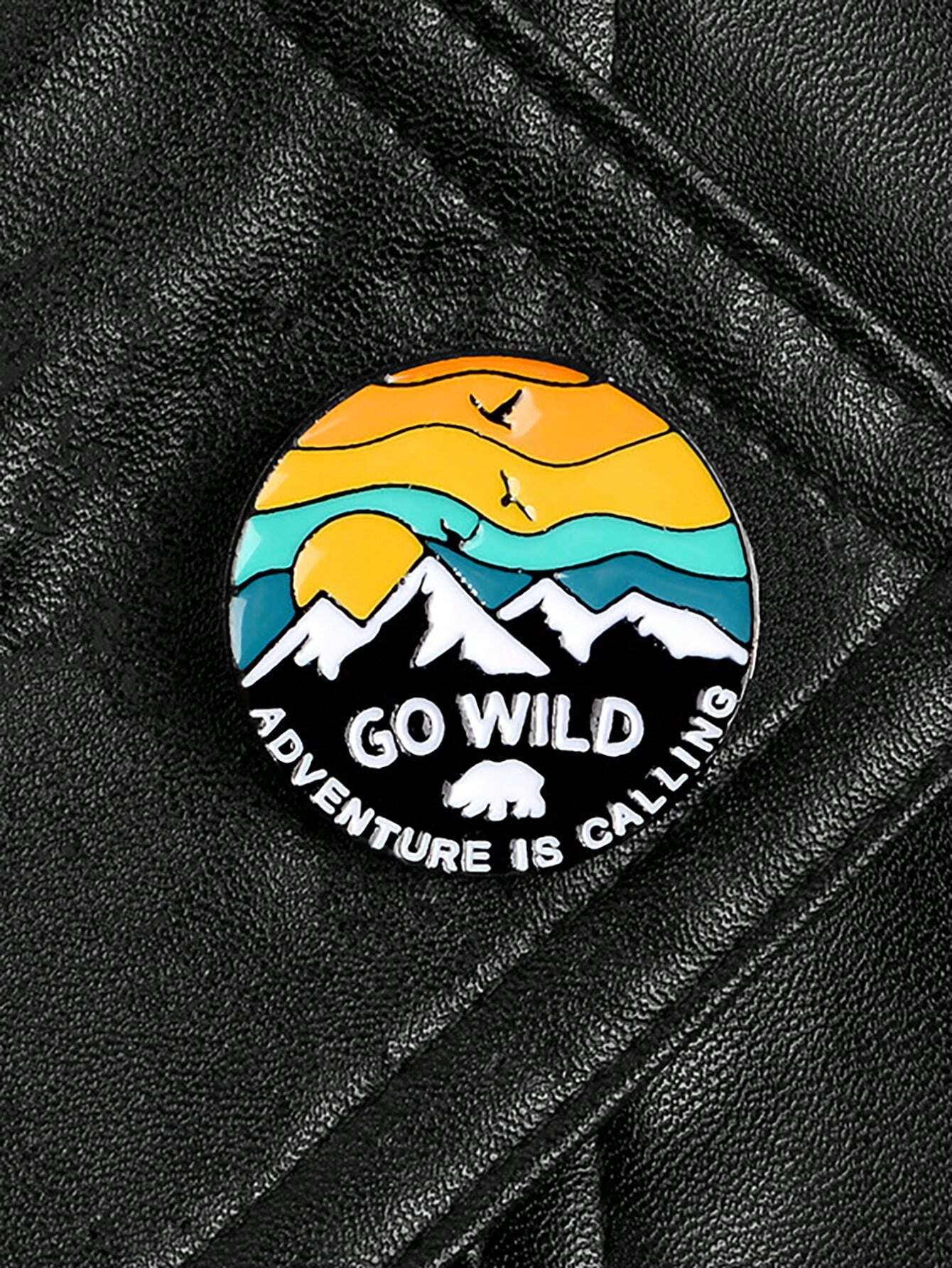 Go Wild Enamel Pin - 2.2cm