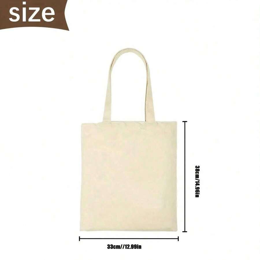 Minimalist Beige Tote Bag