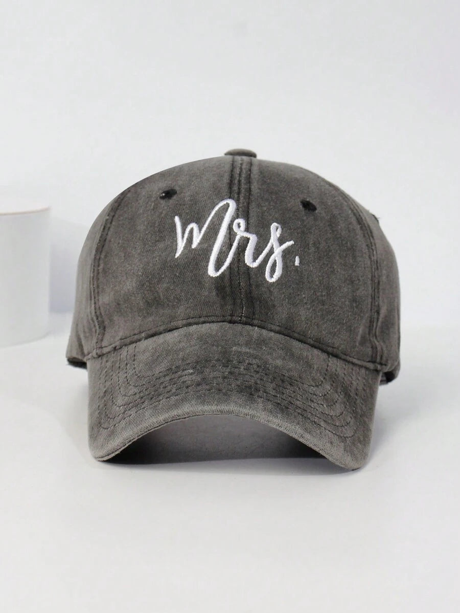 Embroidered Mrs. Cap