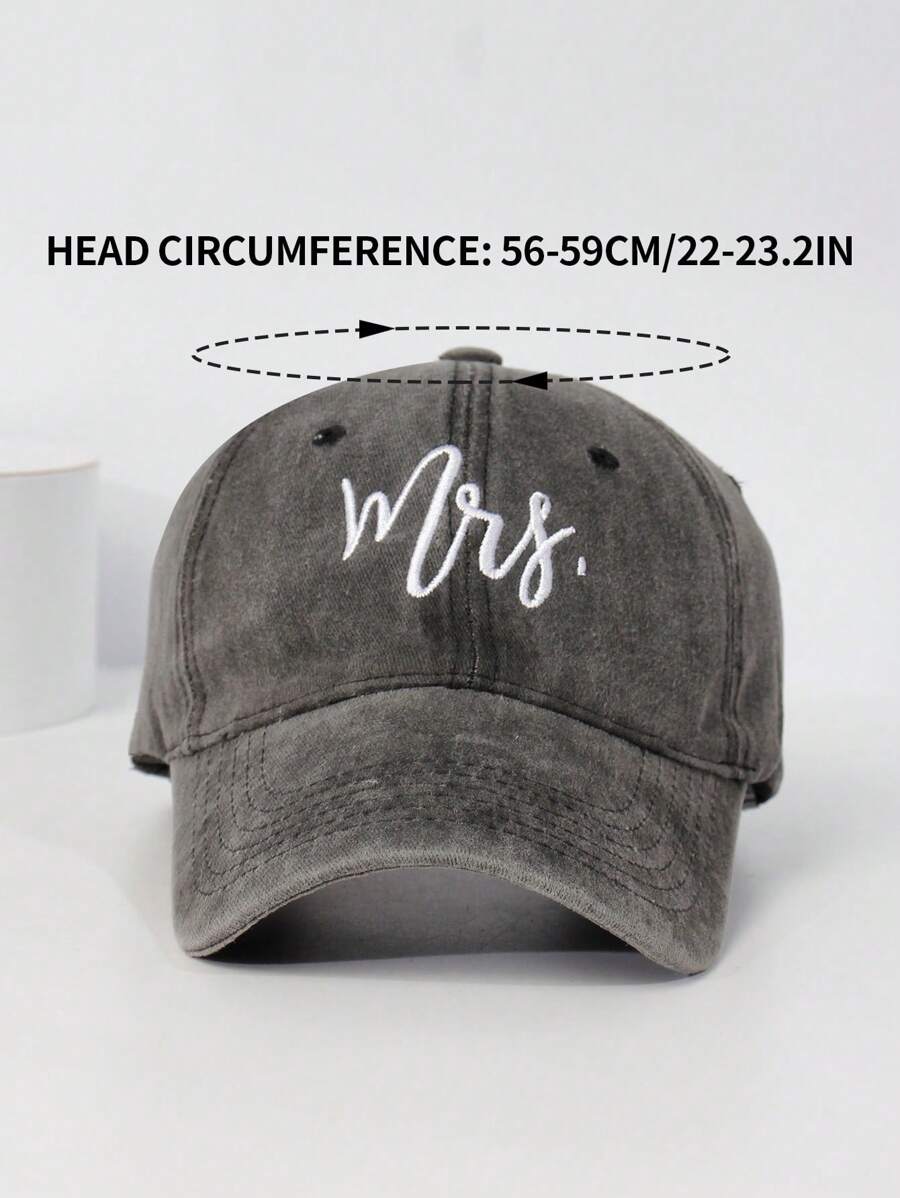 Embroidered Mrs. Cap