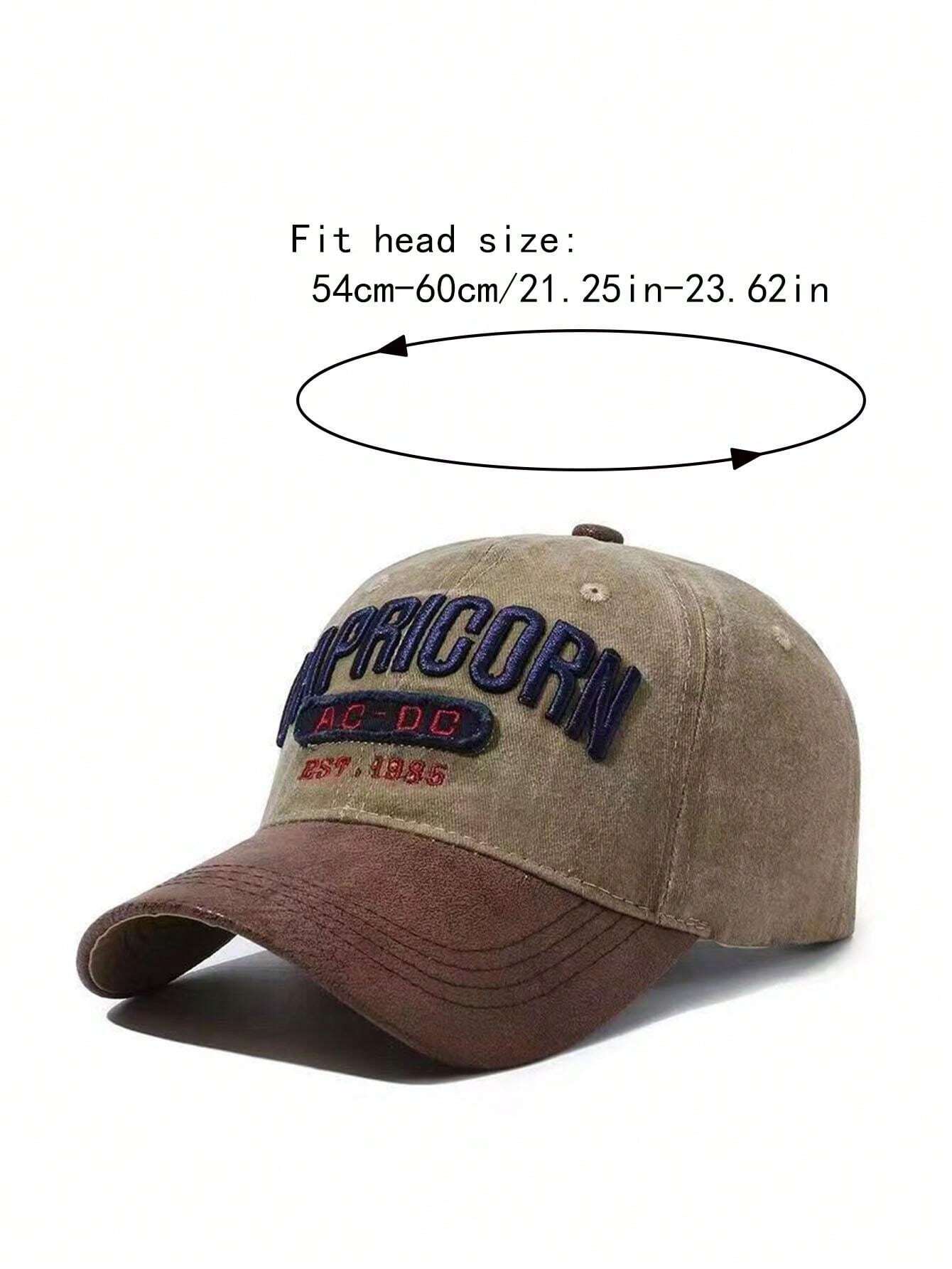 Vintage Capricorn Embroidered Cap