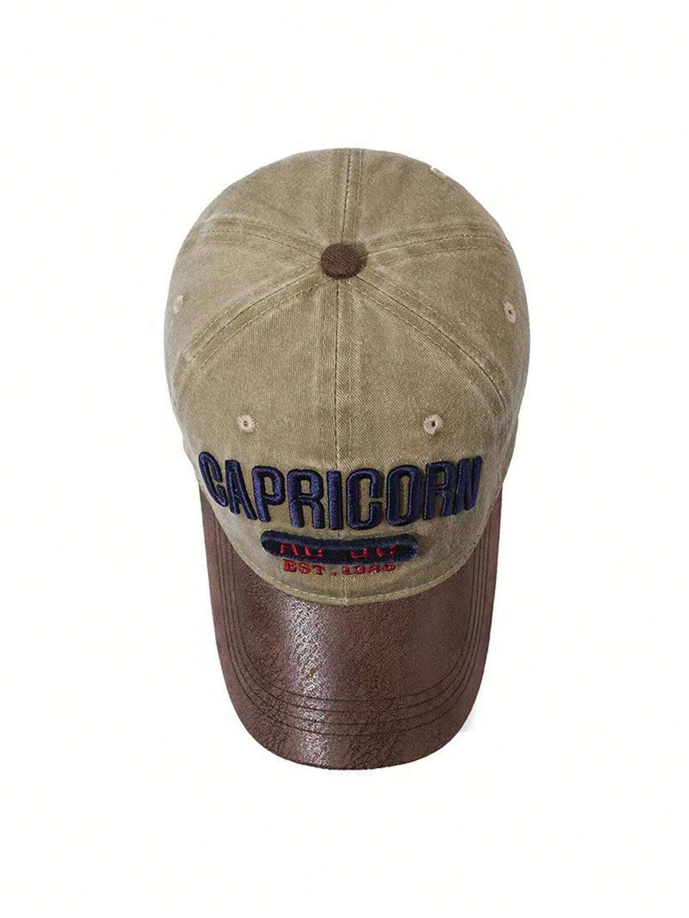 Vintage Capricorn Embroidered Cap