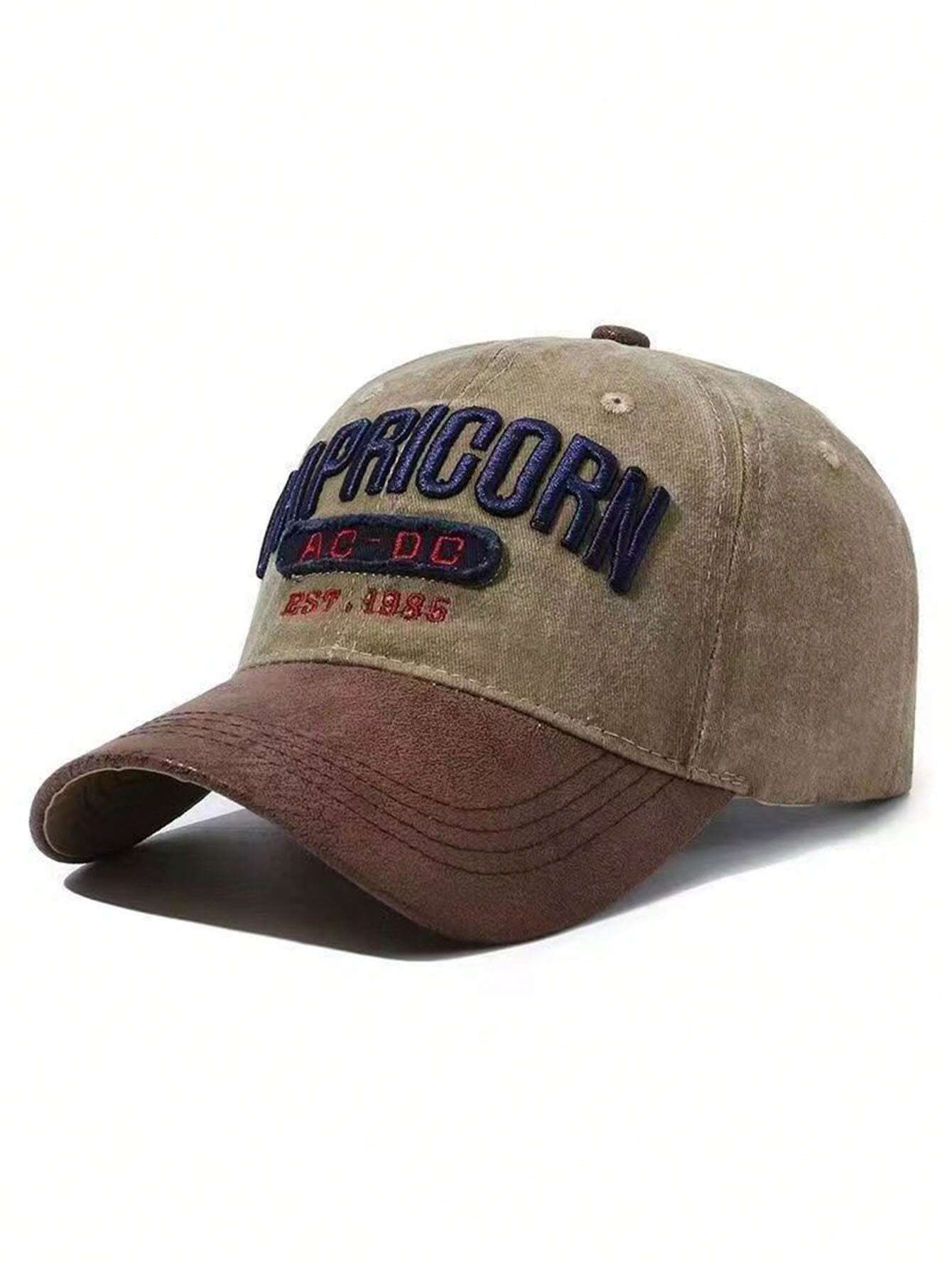 Vintage Capricorn Embroidered Cap