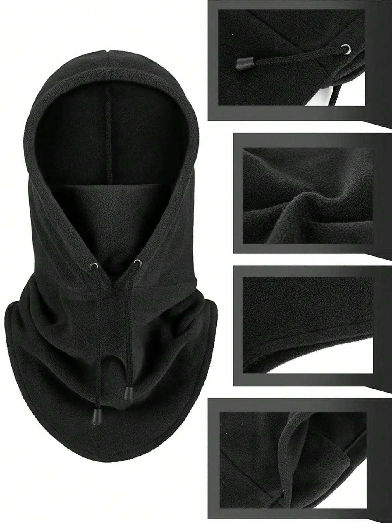 Black Thermal Balaclava - Full Face Mask for Ultimate Winter Protection