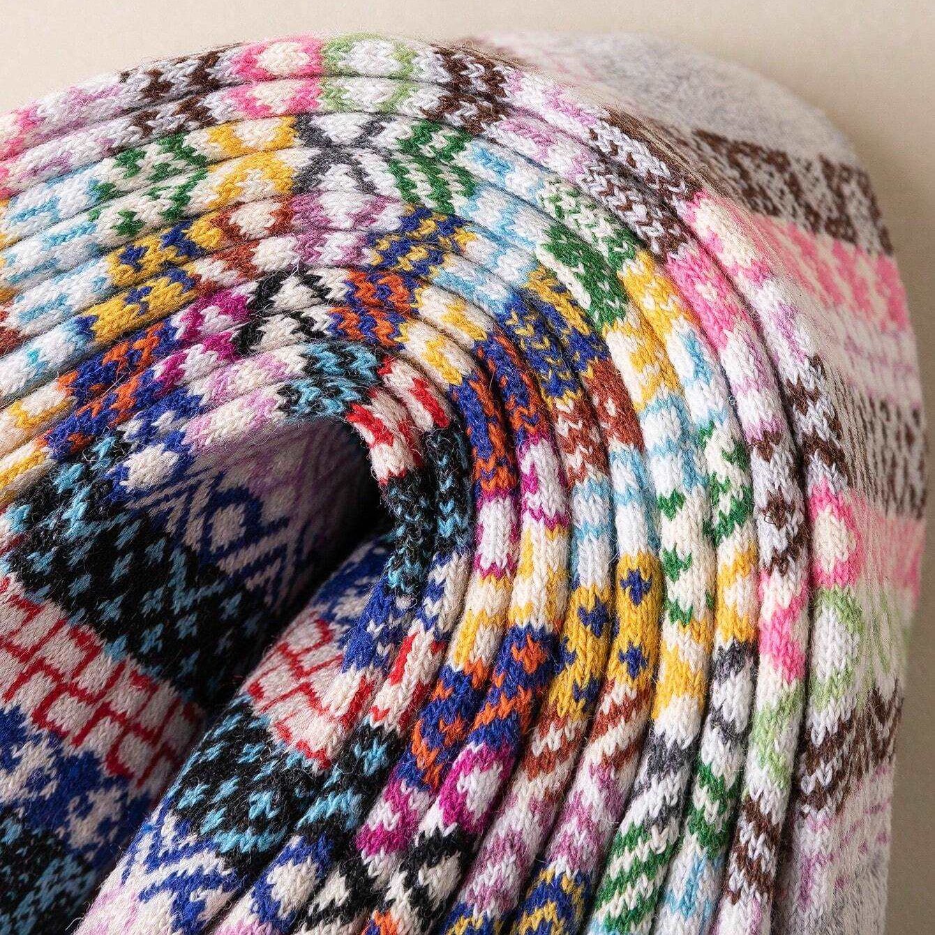 Mystical Midnight Tribal Patterned Socks - 35-41 EU