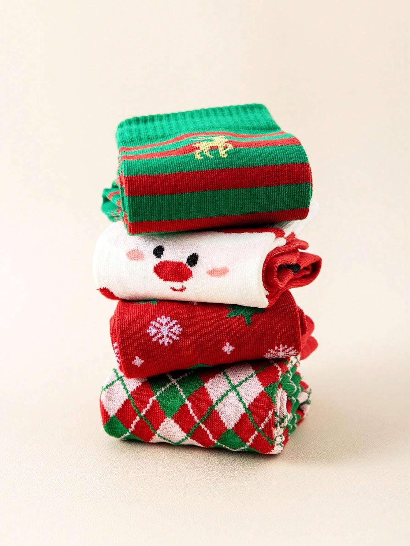 20 Pairs of Christmas Cheer Socks - 36-41 EU