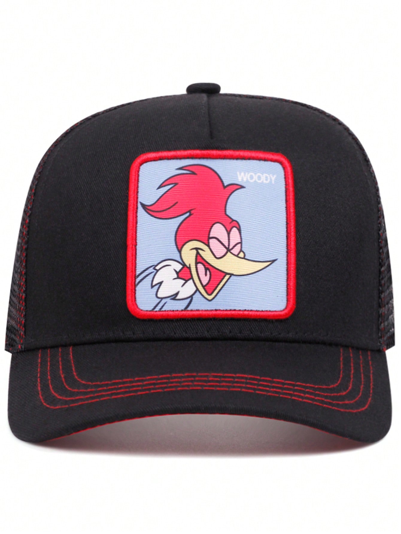 Woody Woodpecker Black Trucker Cap – Classic Cartoon Style