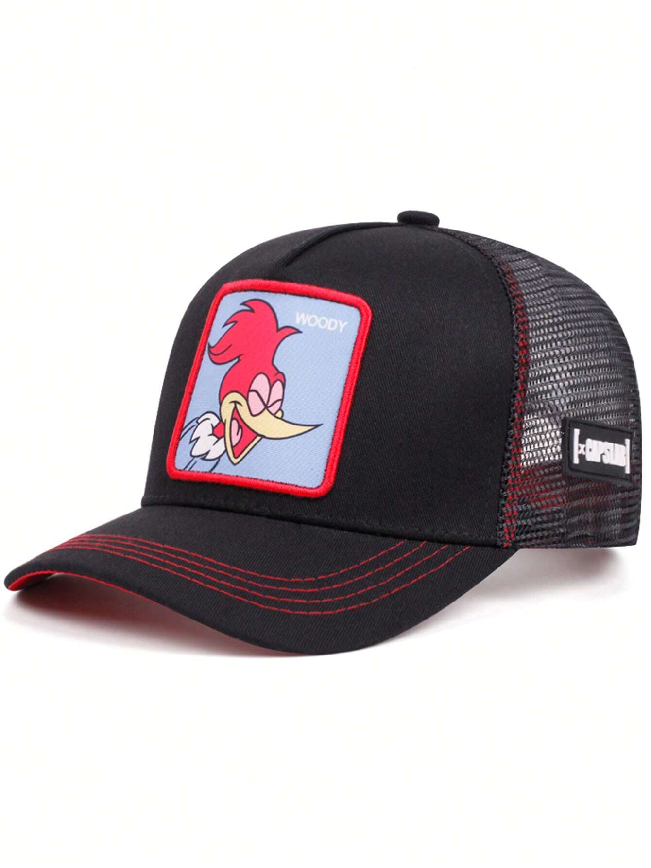 Woody Woodpecker Black Trucker Cap – Classic Cartoon Style