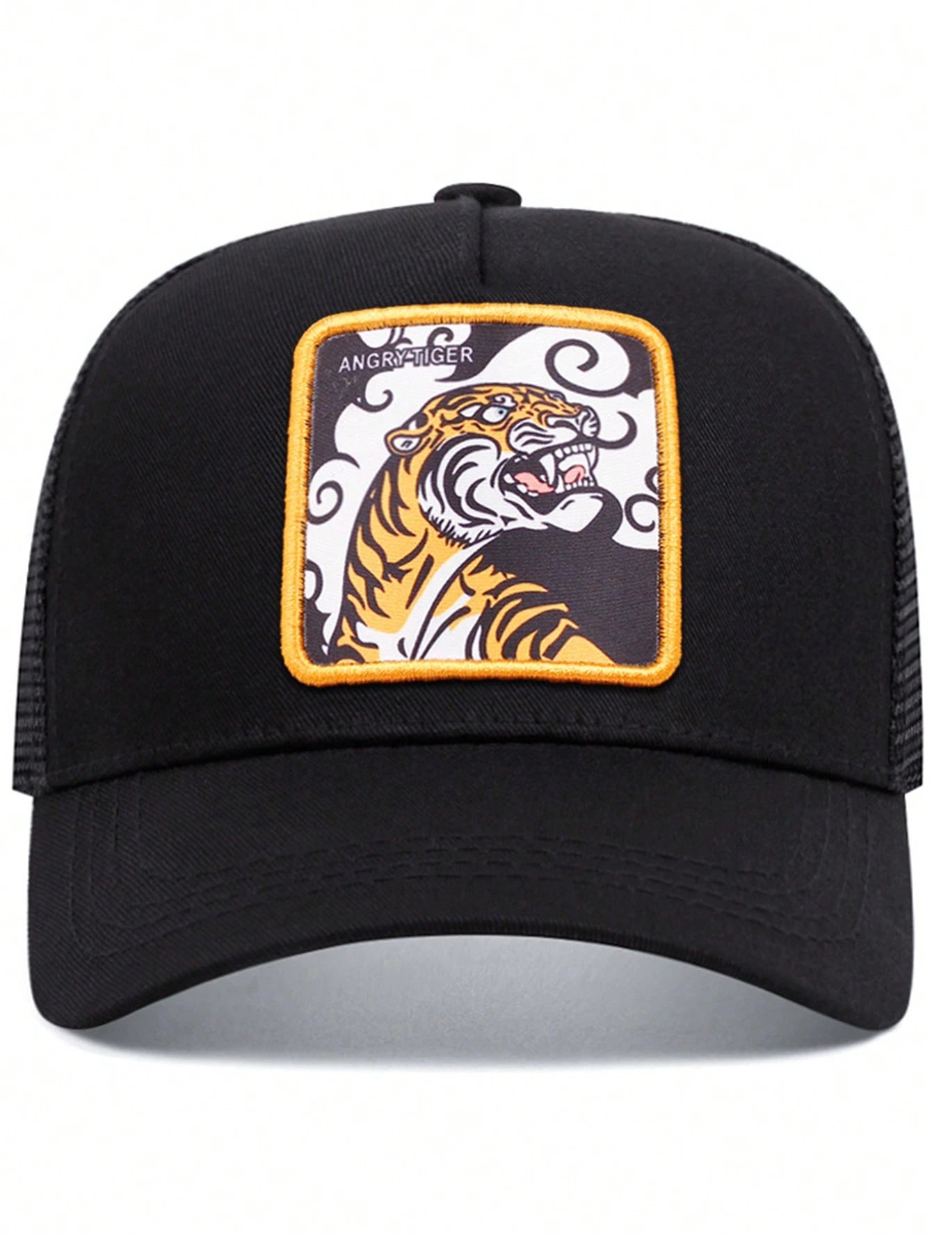 Tiger Embroidered Trucker Cap