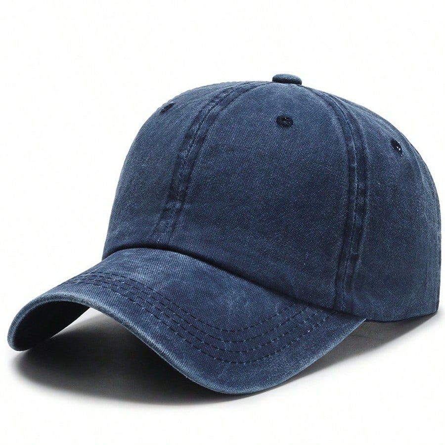 (4 Colors) Vintage Washed Cotton Baseball Cap - Unisex Adjustable caps
