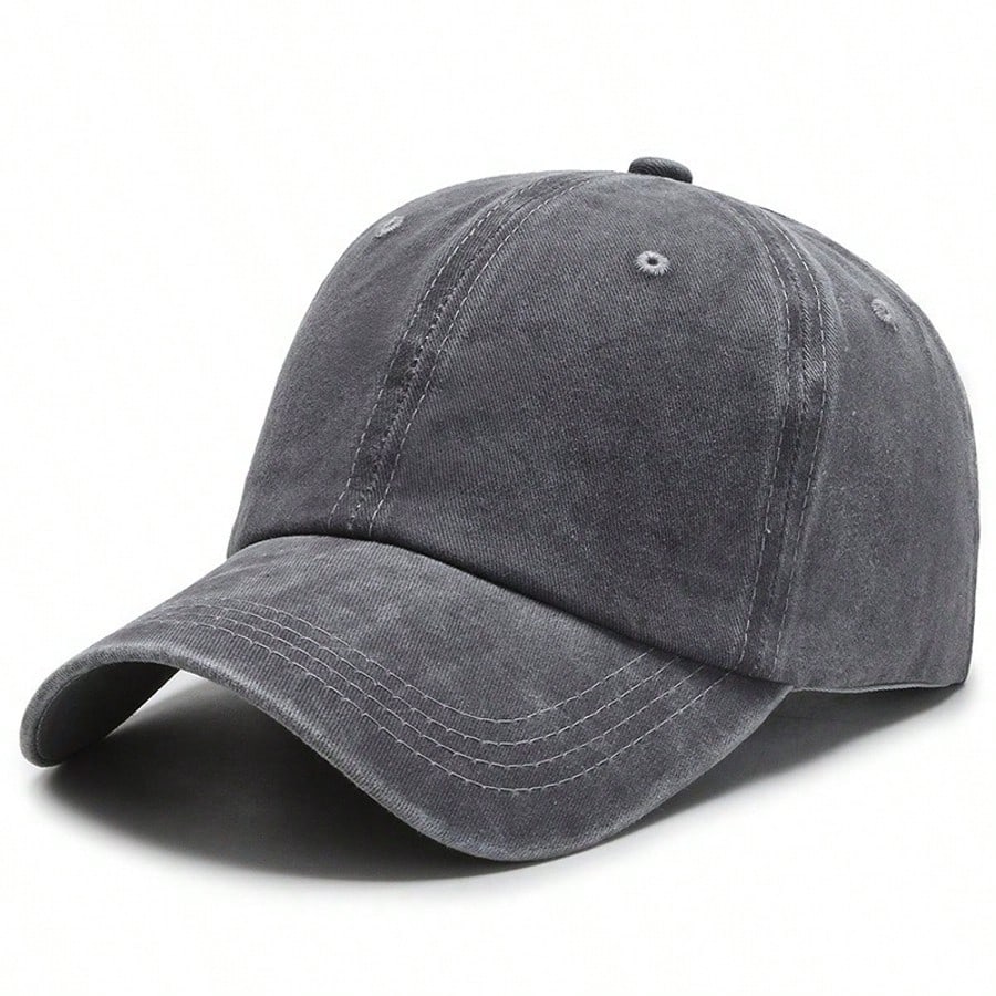 (4 Colors) Vintage Washed Cotton Baseball Cap - Unisex Adjustable caps