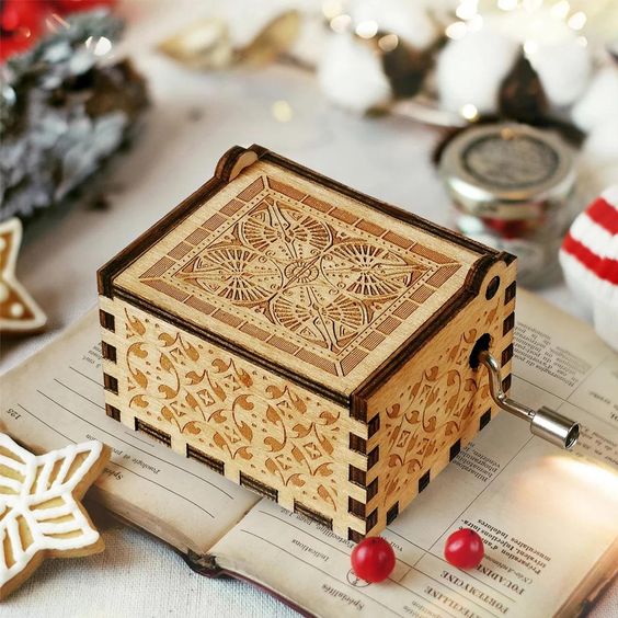 Handcrafted Wooden Music Box "You are My Sunshine" - Perfect Keepsake Gift