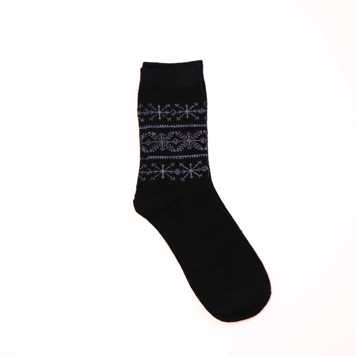 39-45 EU - Snowflake Knit Socks