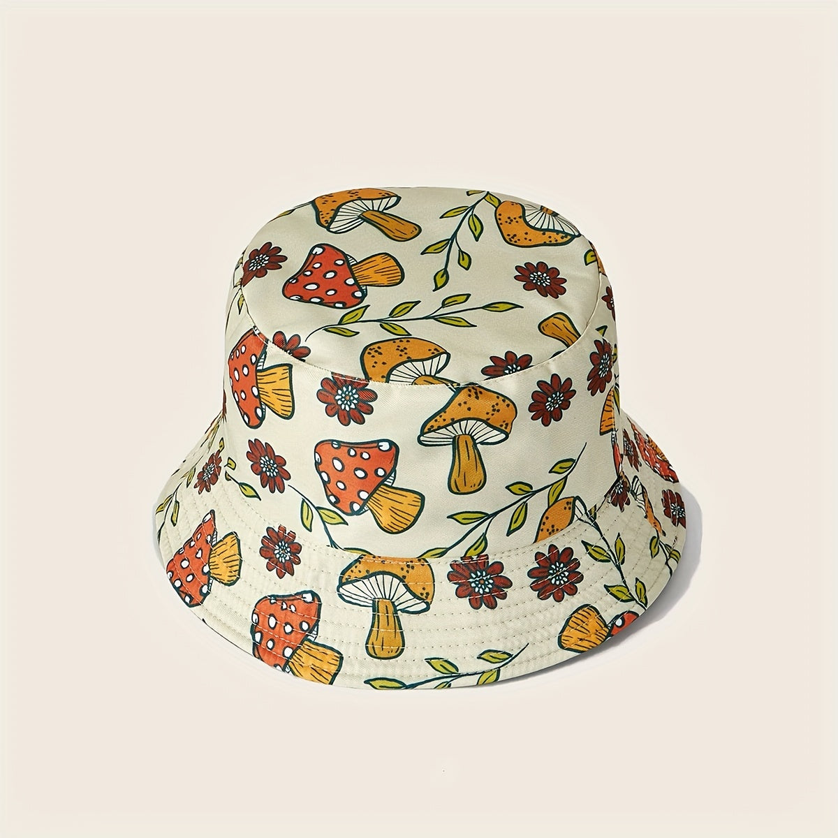 Mushroom Meadow Bucket Hat – Whimsical, Nature-Inspired Vibes