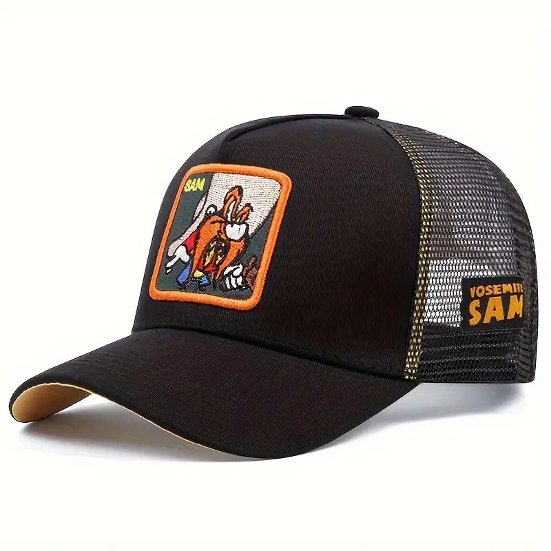 Yosemite Sam Embroidered Trucker Cap