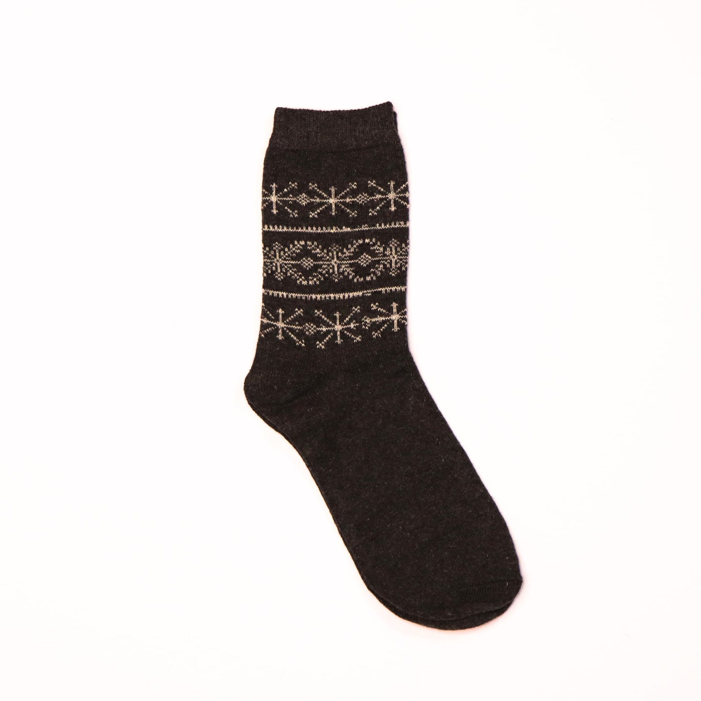 39-45 EU - Snowflake Knit Socks