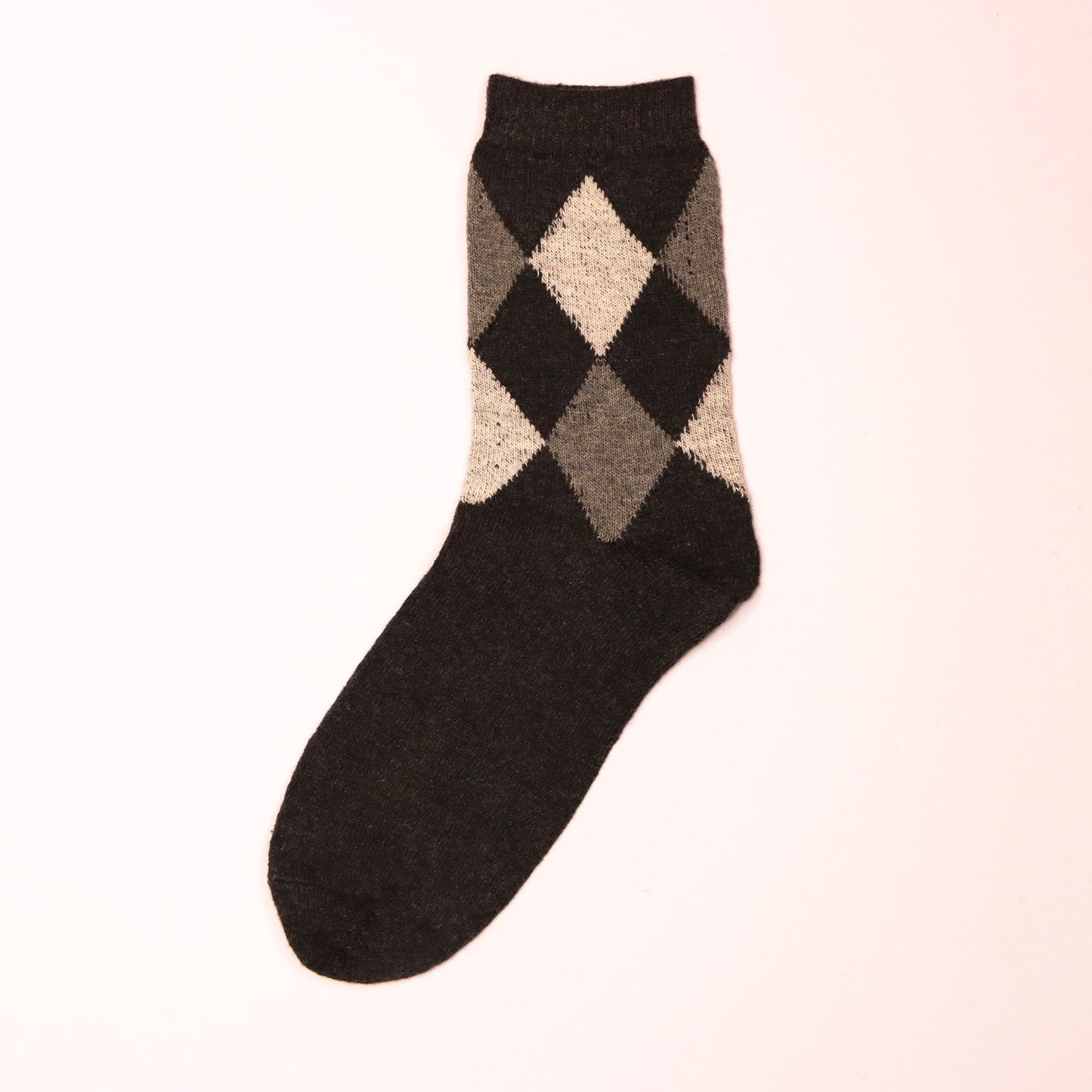 39-45 EU - Argyle Pattern Socks