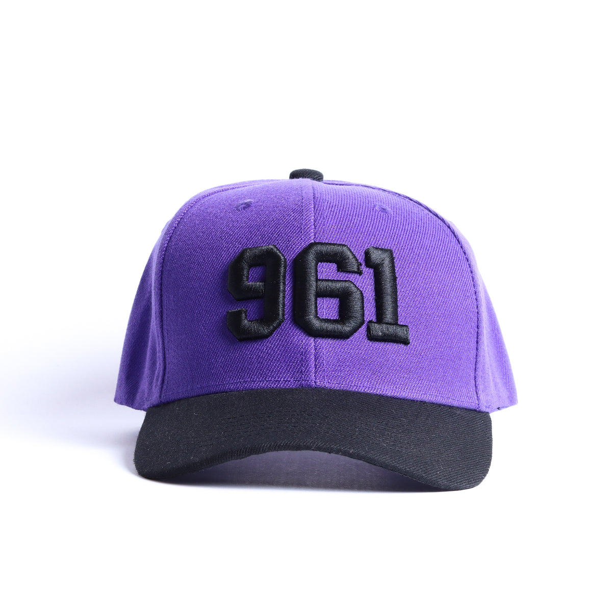 961 Lebanon Area Code Cap – Purple & Black Embroidered Baseball Hat