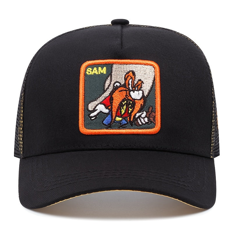 Yosemite Sam Embroidered Trucker Cap