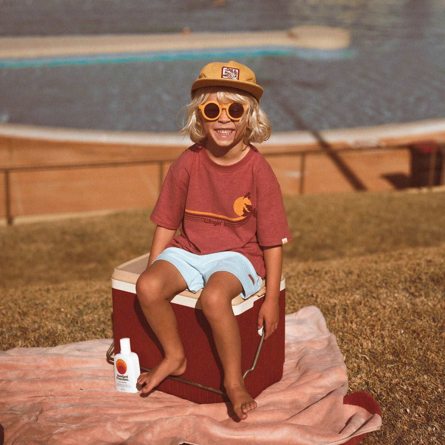 Retro Round Sunglasses for Kids 3-14 YEARS