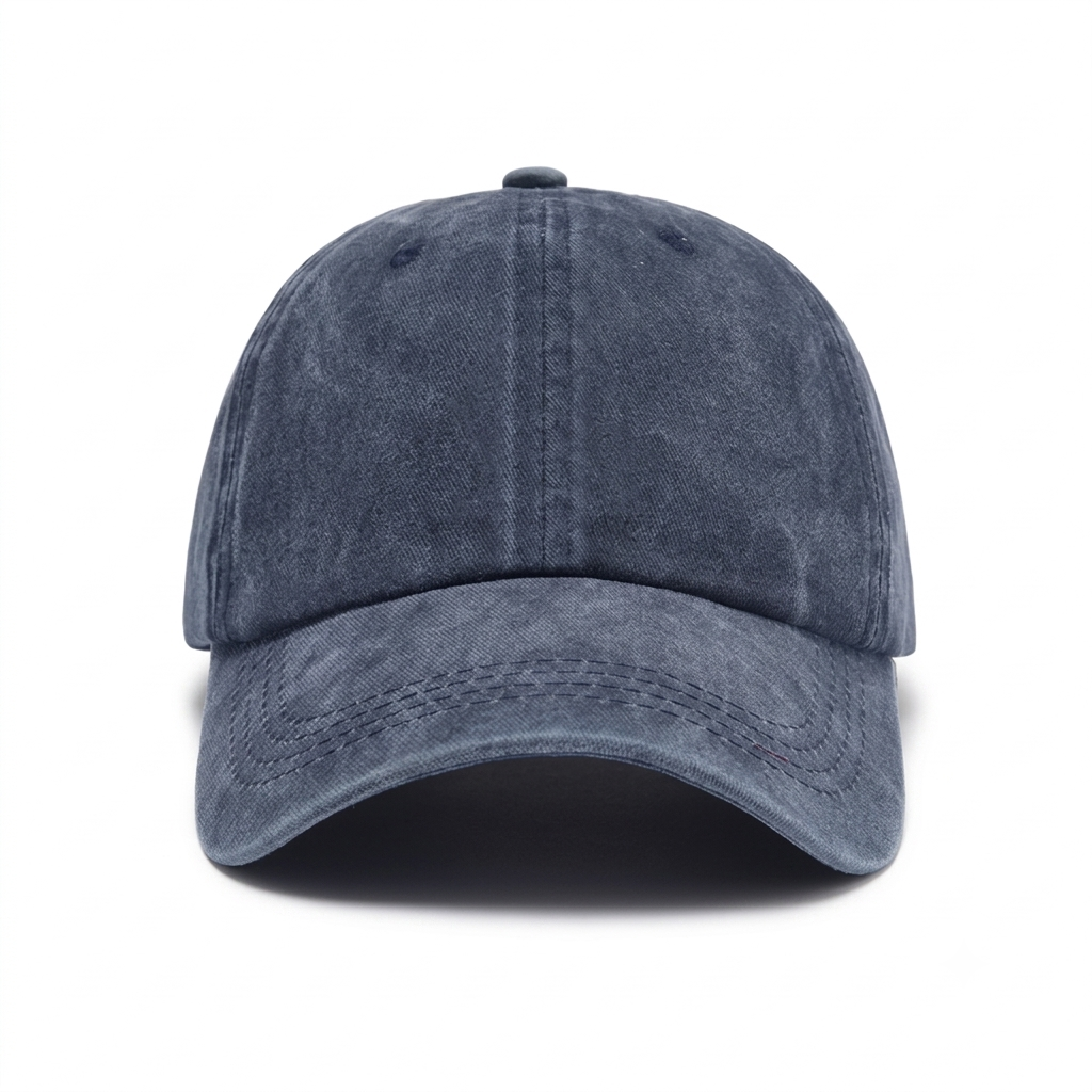 Vintage Washed Dark Blue Denim Baseball Cap Online | Lebanon