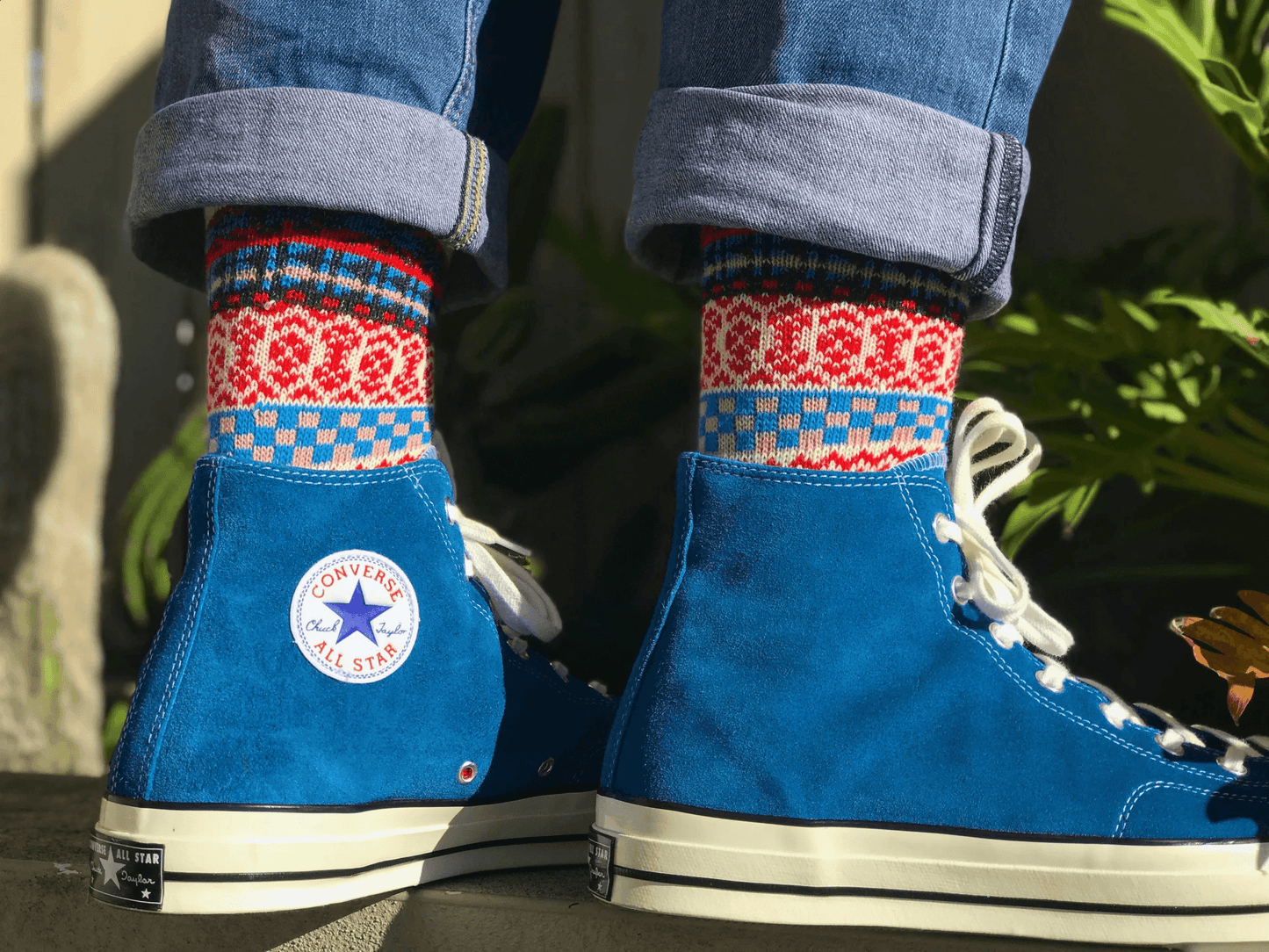 Cozy Geometric pattern socks Size: 36- 42 - Cozy Collective LB