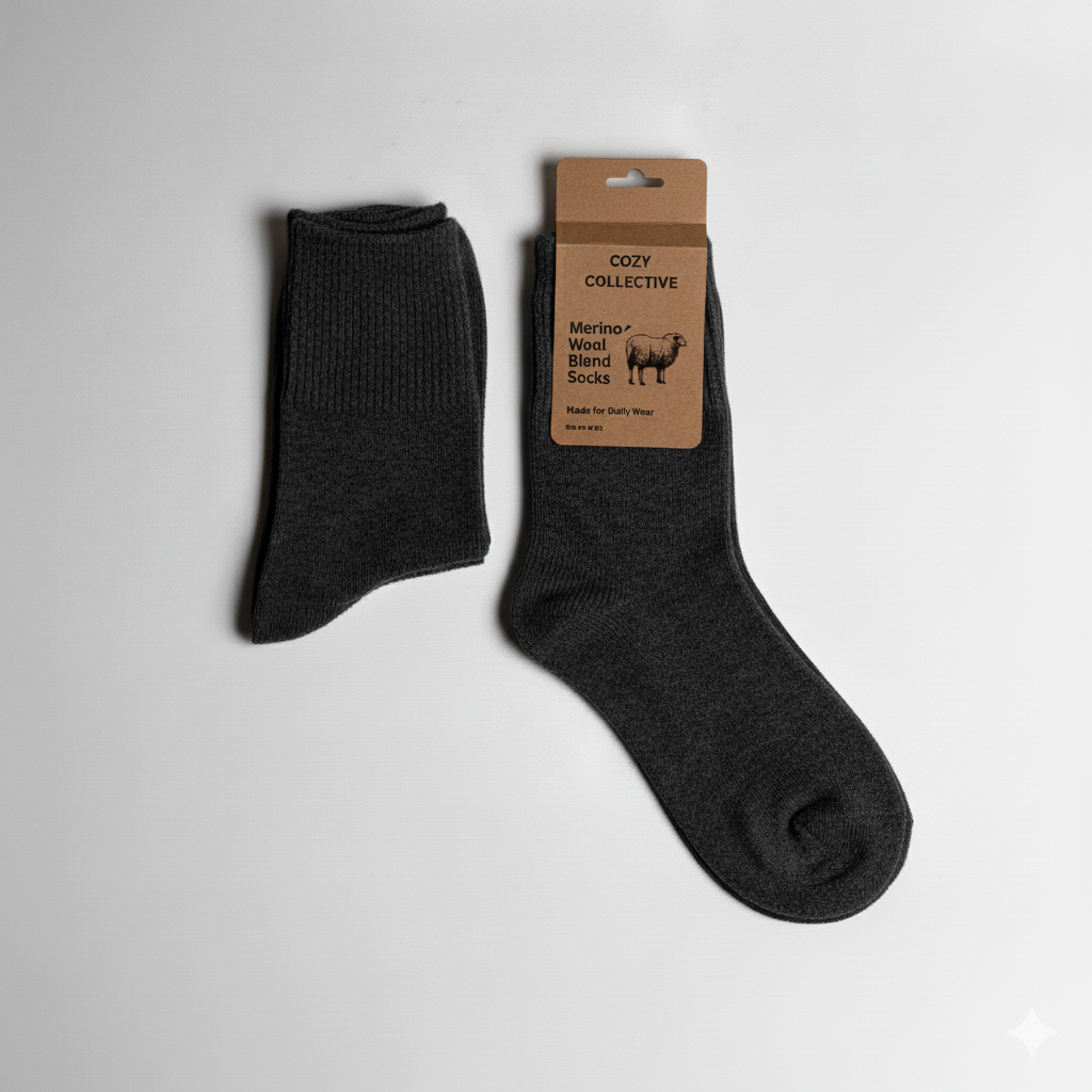 40- 45 EU - Merino wool Blend Socks