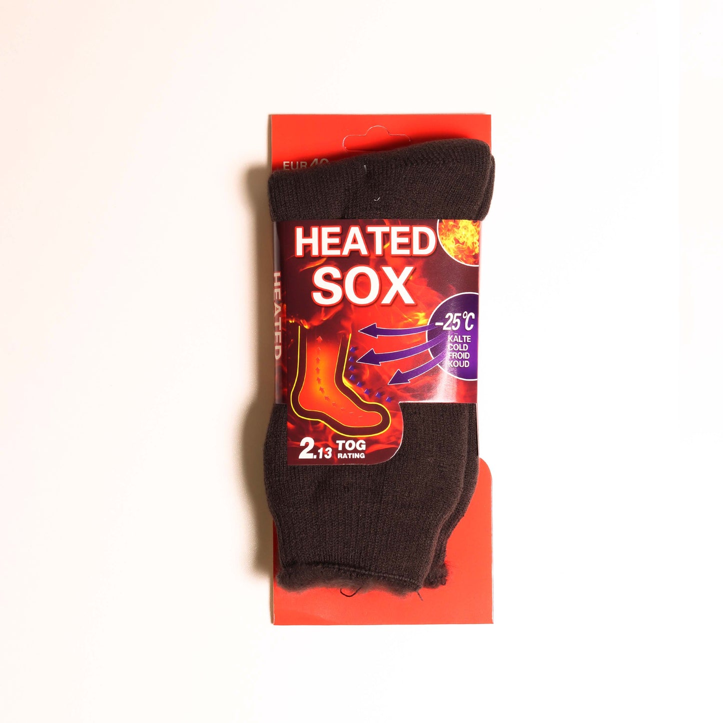 40-46 | Heated Thermal Wool Winter Socks – Extreme Cold Protection (-25°C)