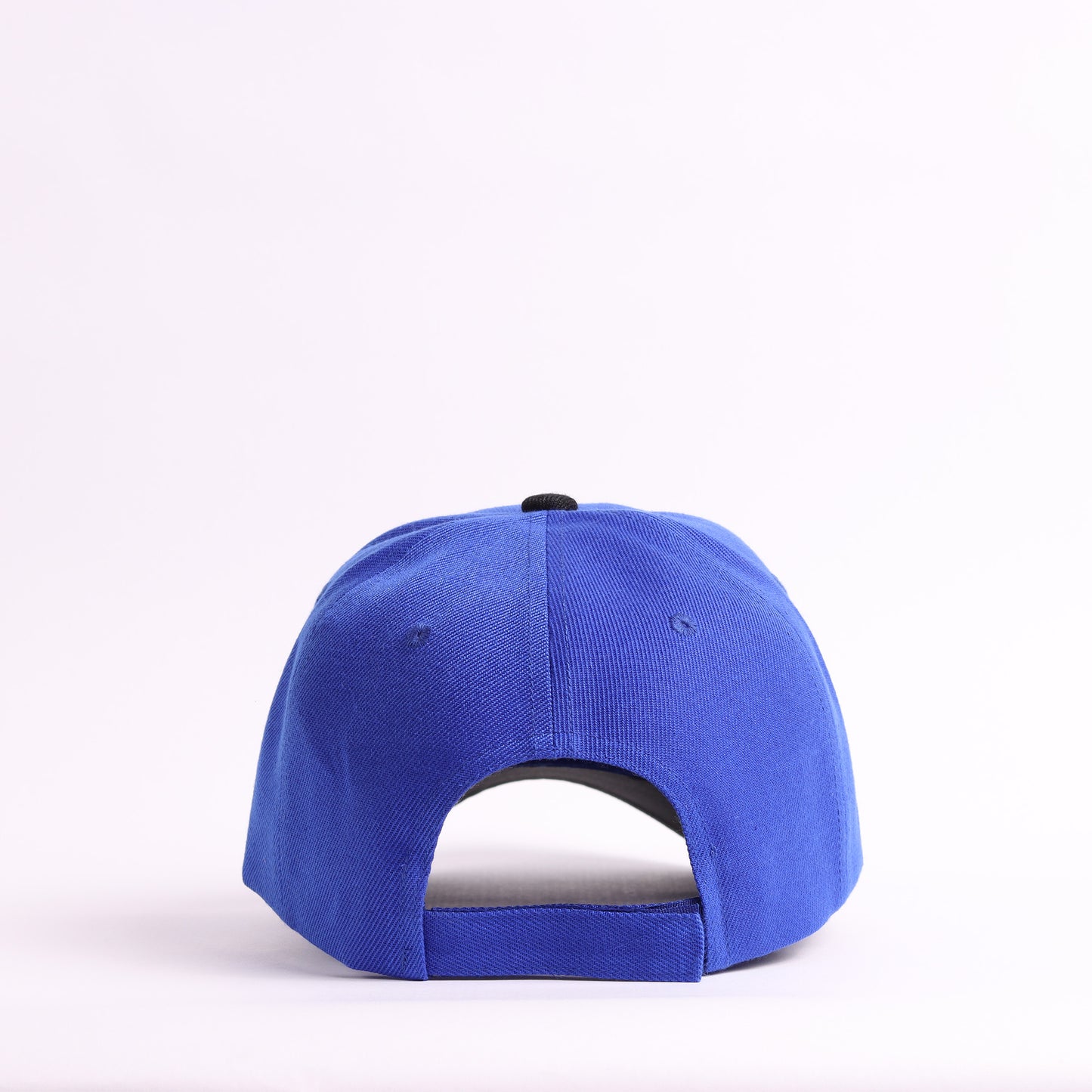 Border Collie Embroidered Baseball Cap | Royal Blue & Black Two-Tone Dog Lover Hat