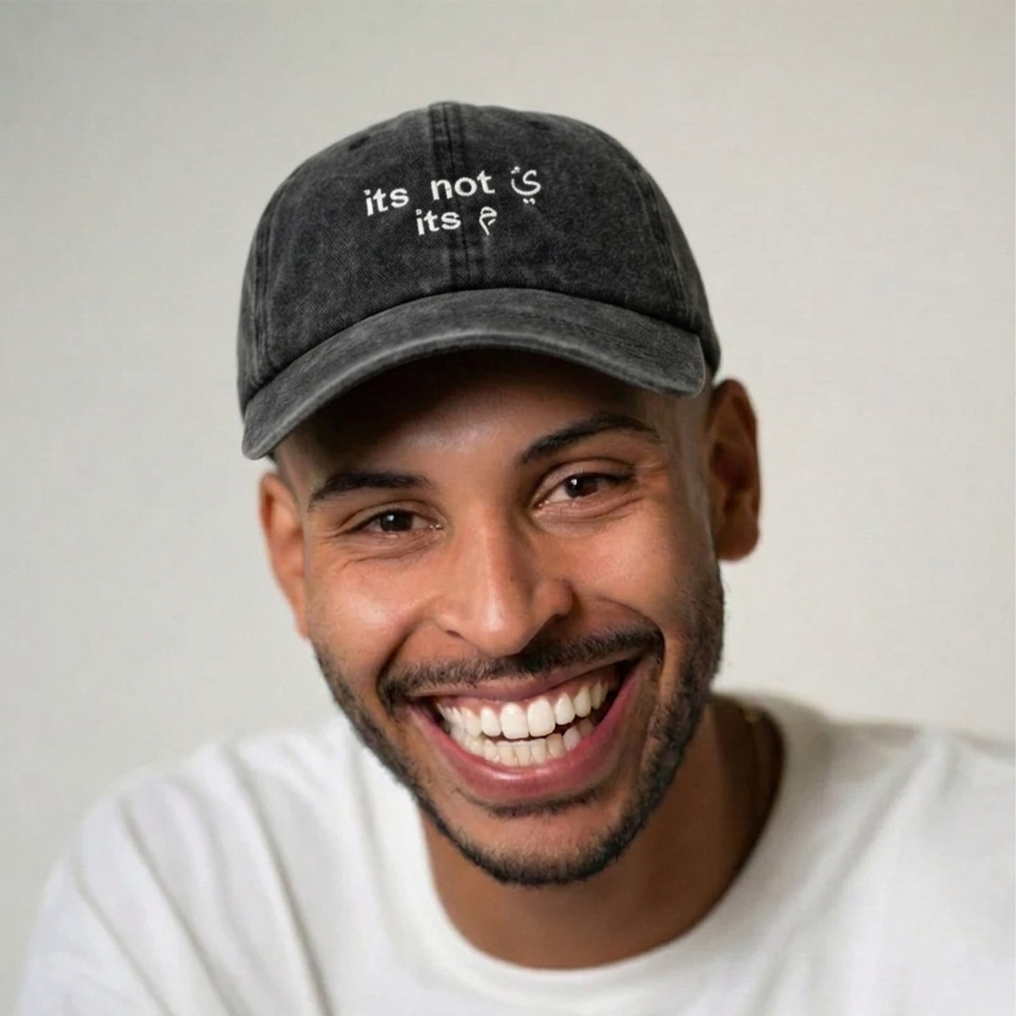 "It's Not You It's Me" 'It's Not ي It's م' Washed Denim Cap – Lebanon